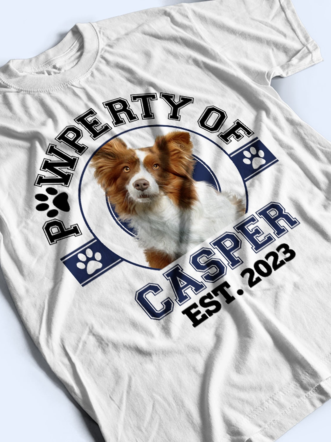 Custom Photo Pawperty Of - Gift For Dog Lovers, Cat Lovers - Personalized Sweatshirt 4