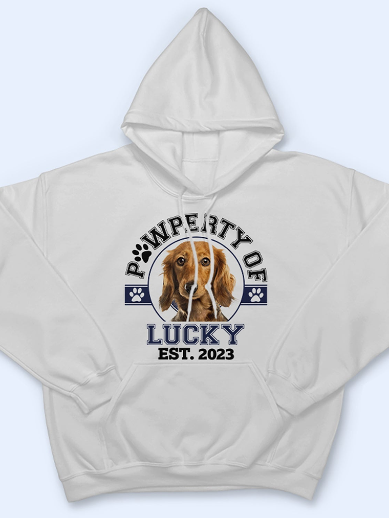 Custom Photo Pawperty Of - Gift For Dog Lovers, Cat Lovers - Personalized Sweatshirt 5