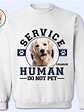 Custom Photo Service Human - Gift For Dog Lovers, Cat Lovers - Personalized Sweatshirt - Vorschaubild 1