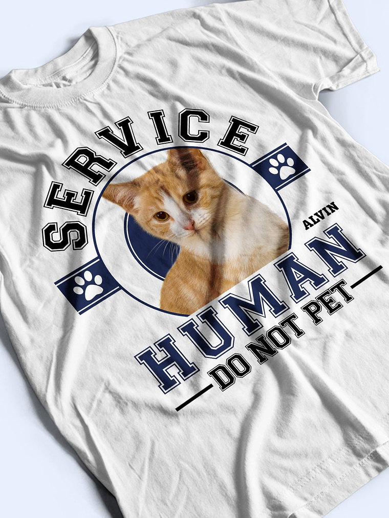 Custom Photo Service Human - Gift For Dog Lovers, Cat Lovers - Personalized Sweatshirt 4