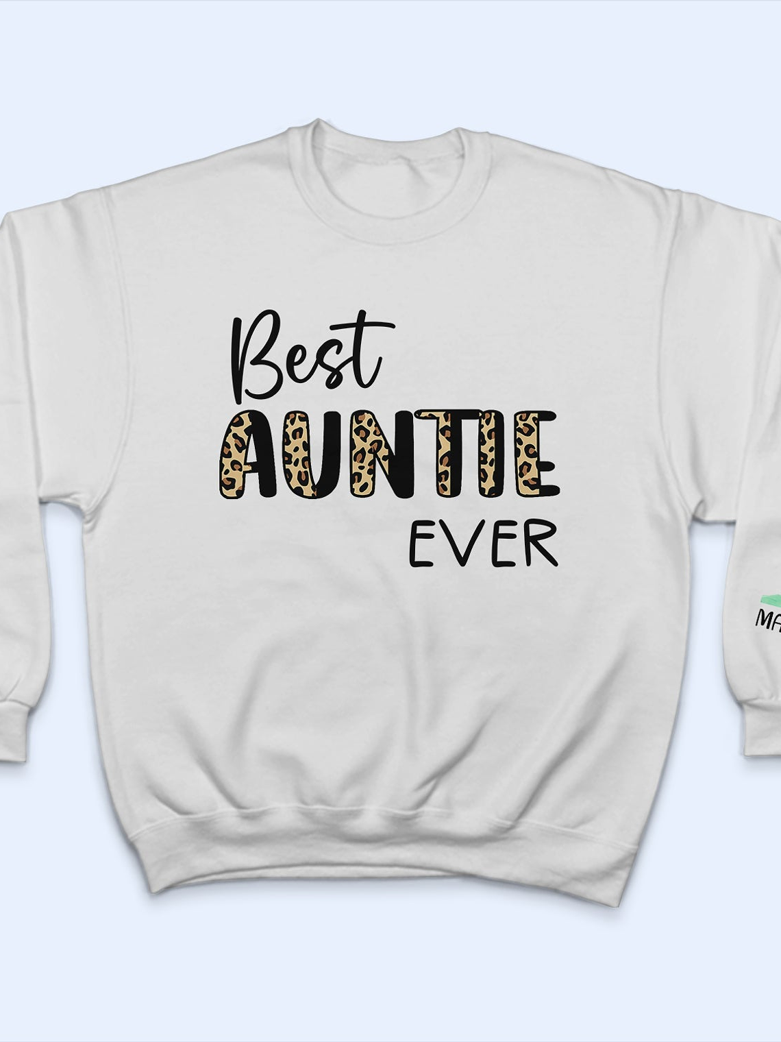 Custom Photo Best Mom Ever - Gift For Mothers And Grandmas - Personalized Sweatshirt With Sleeve Imprint 4