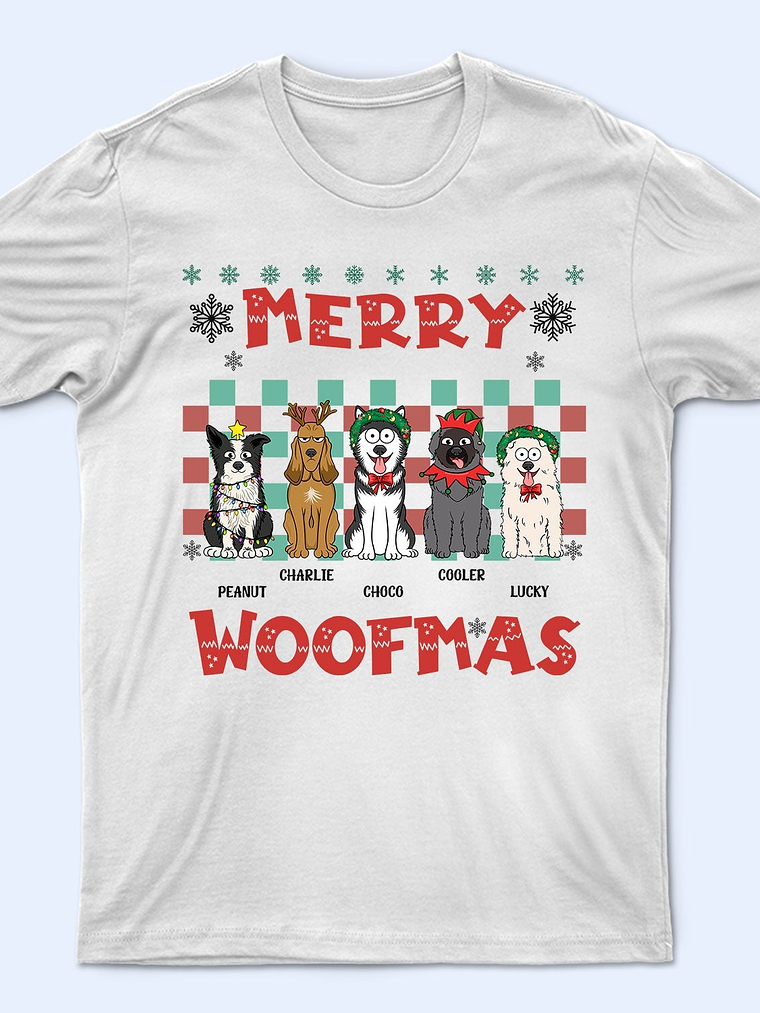 Merry Woofmas - Christmas Gift For Dog Lovers - Personalized Sweatshirt 4