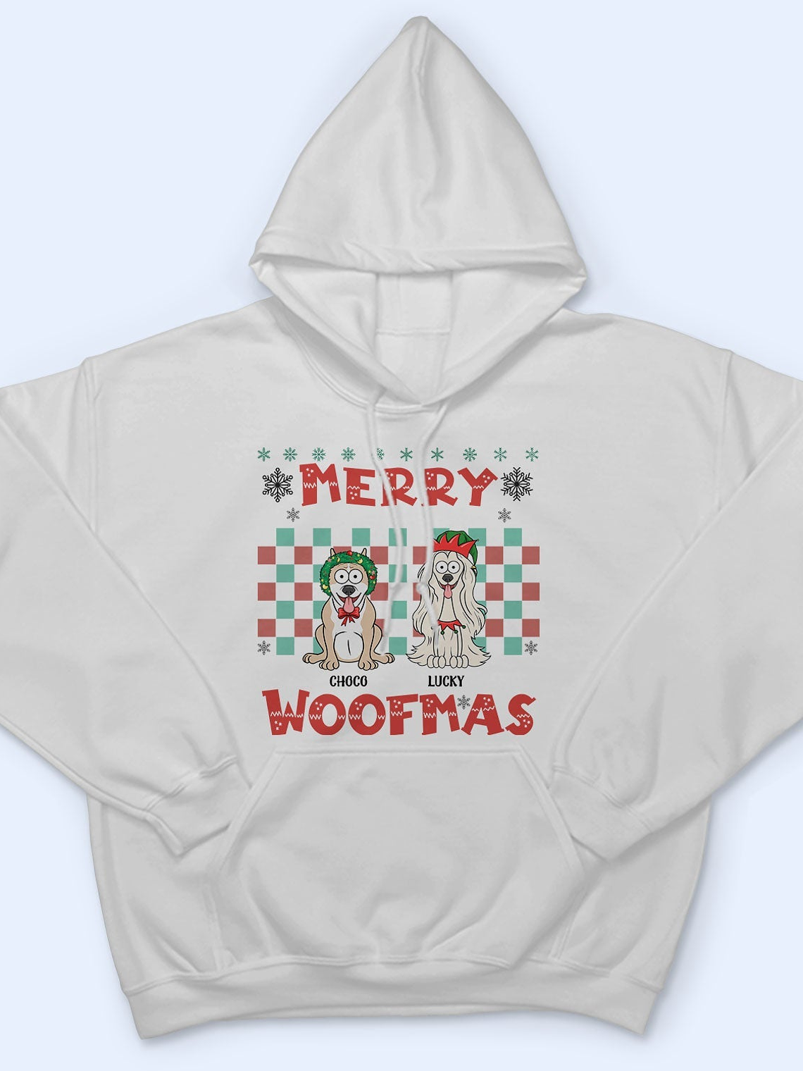 Merry Woofmas - Christmas Gift For Dog Lovers - Personalized Sweatshirt 5