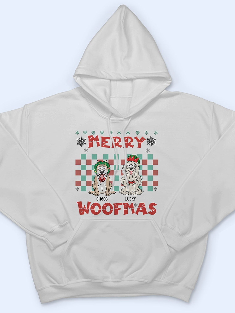 Merry Woofmas - Christmas Gift For Dog Lovers - Personalized Sweatshirt 5