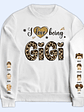 I Love Being Grandma - Gift For Grandma - Personalized Unisex Sweatshirt With Design On Sleeve - Vorschaubild 1