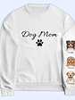 Dog Mom Dog Dad - Gift For Dog Lovers - Personalized Sweatshirt With Sleeve Imprint - Vorschaubild 1