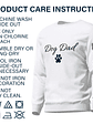 Dog Mom Dog Dad - Gift For Dog Lovers - Personalized Sweatshirt With Sleeve Imprint - Vorschaubild 6