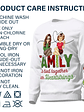 Sisters Are Tied Together With Heartstrings - Christmas Gift For Besties, Sisters - Personalized Sweatshirt With Sleeve Imprint - Vorschaubild 6