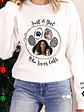 Custom Photo Just A Girl Who Loves Dog - Gift For Dog Lovers - Personalized Sweatshirt With Sleeve Imprint - Vorschaubild 5