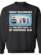Great Grandkids The Best Part Of Growing Old - Family Gift For Grandparents - Personalized Custom Sweatshirt - Vorschaubild 1