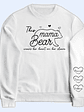 This Mama Bear Wears Her Heart On Her Sleeve - Gift For Mom - Personalized Sweatshirt With Sleeve Imprint - Vorschaubild 1