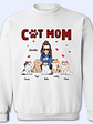 Just A Girl Who Love Cats - Gift For Cat Lovers - Personalized Sweatshirt - Vorschaubild 1