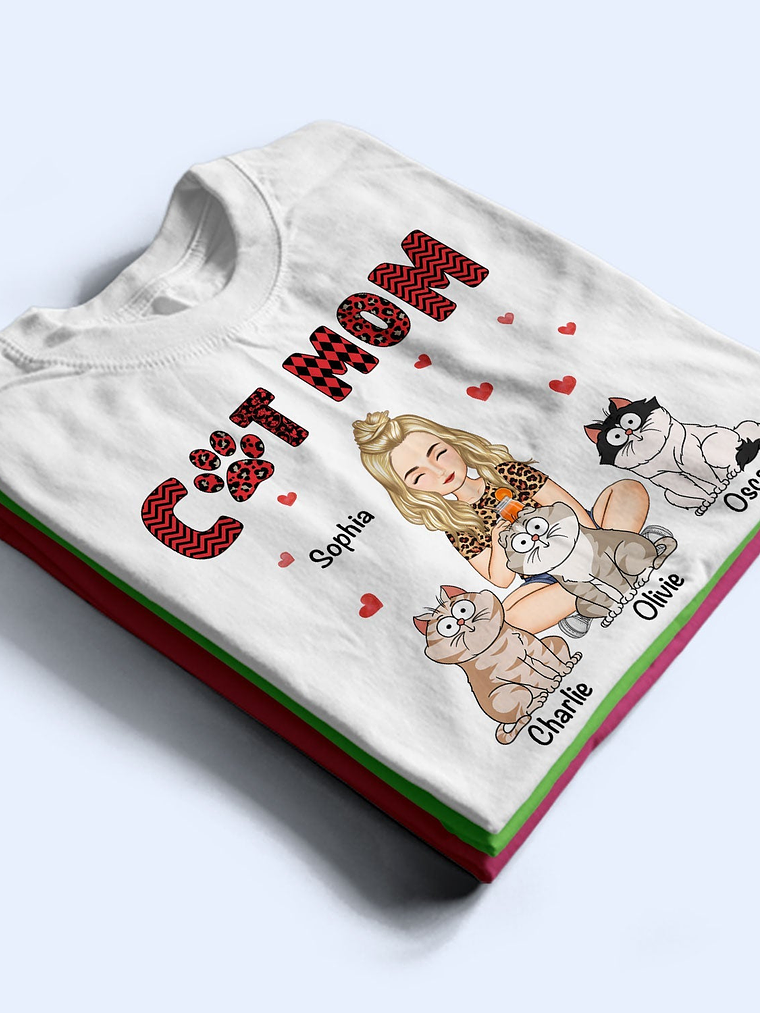 Just A Girl Who Love Cats - Gift For Cat Lovers - Personalized Sweatshirt 2