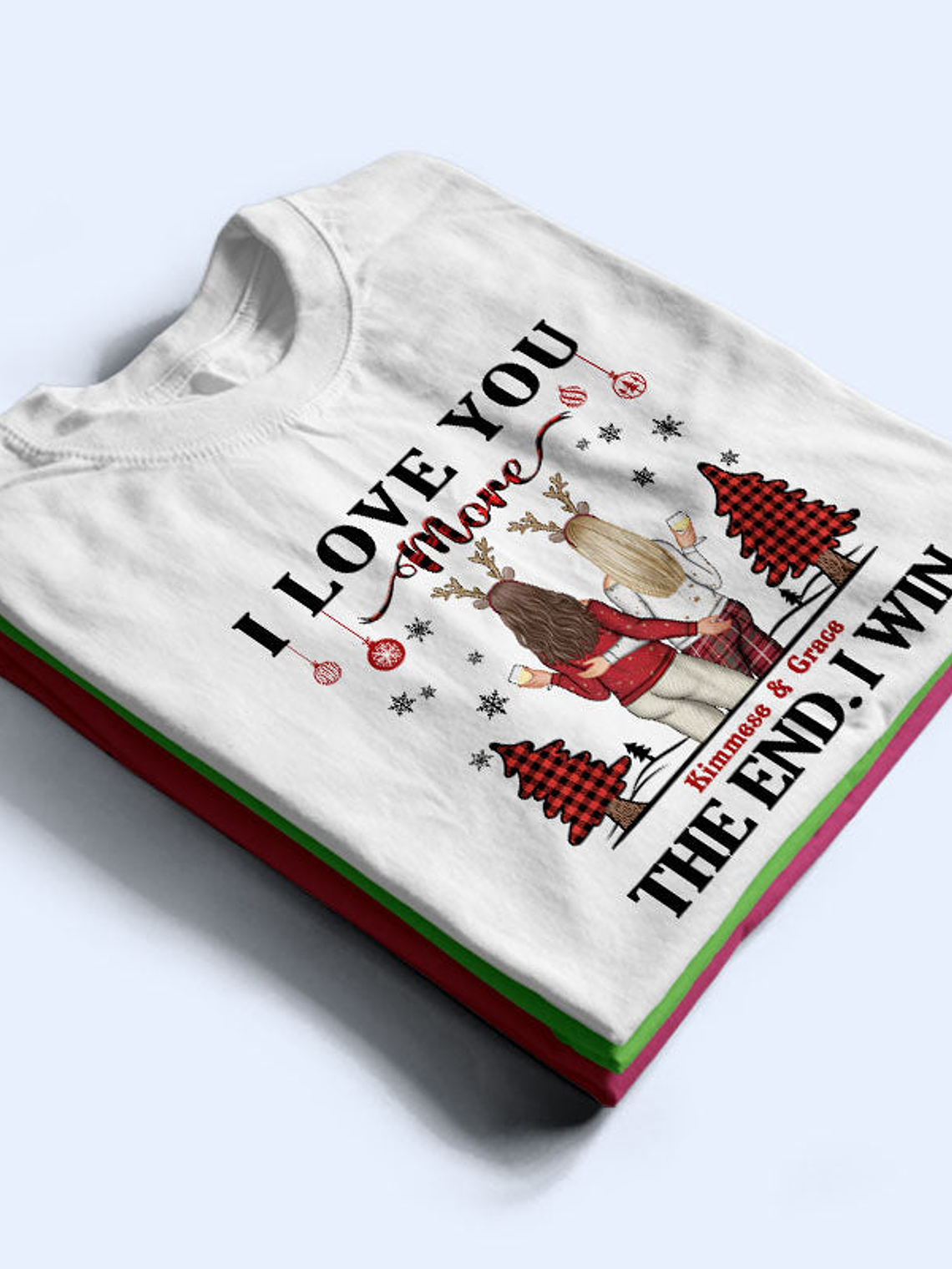 Christmas Couple I Want To Annoy For The Rest Of My Life - Personalized Custom Sweatshirt 2