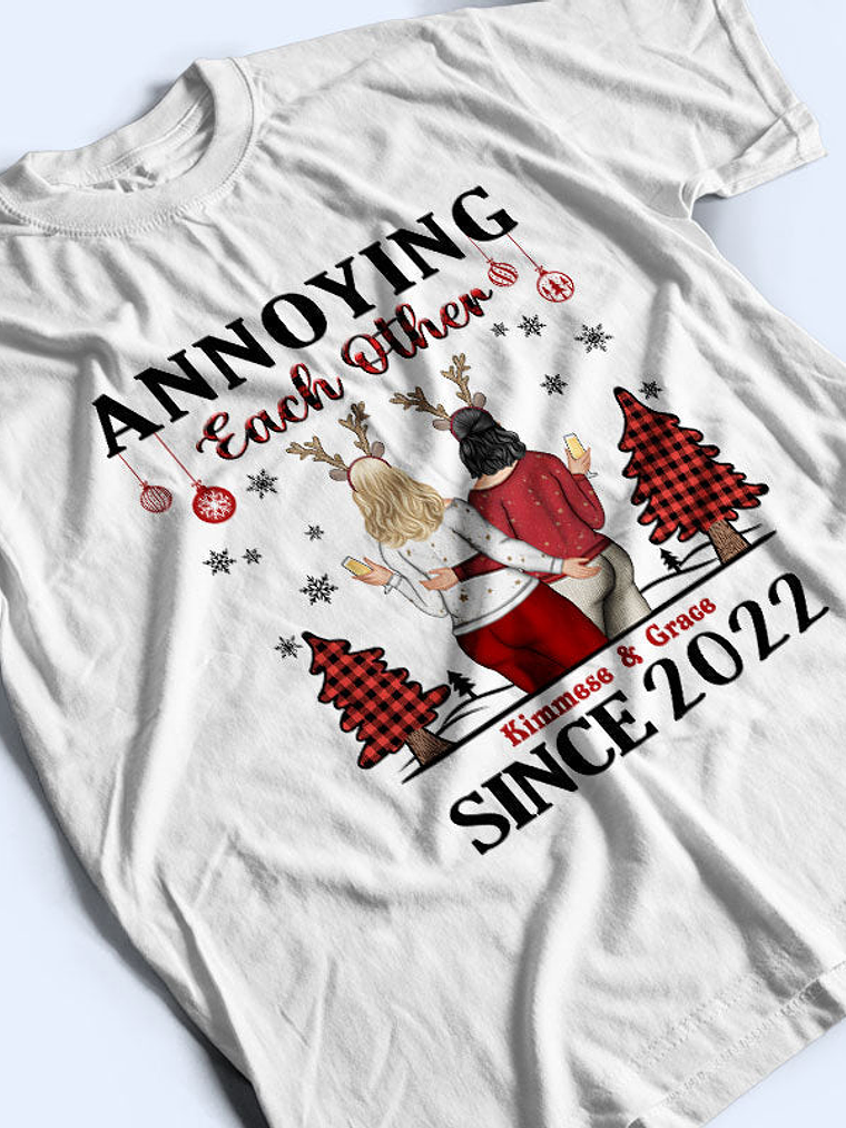 Christmas Couple I Want To Annoy For The Rest Of My Life - Personalized Custom Sweatshirt 3