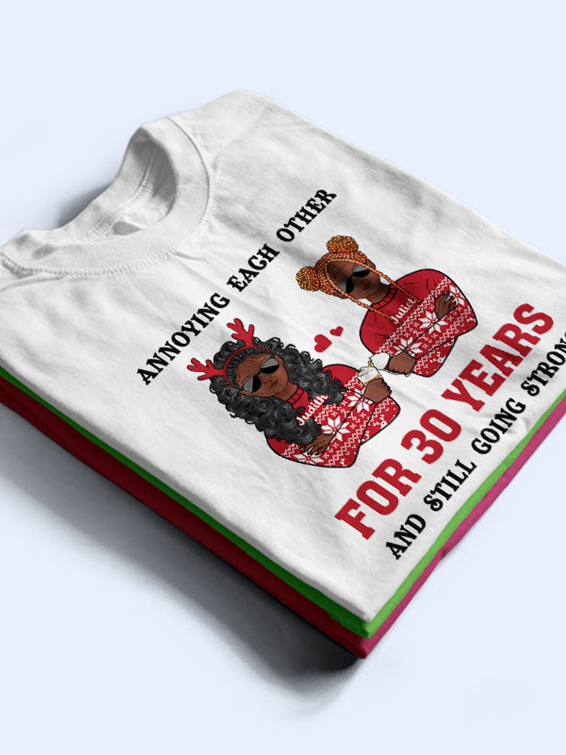 Annoying Each Other - Christmas Gift For Married Couples - Personalized Custom Sweatshirt 4