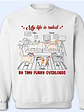 My Life Is Ruled By - Gift For Cat Lovers - Personalized Sweatshirt - Vorschaubild 1