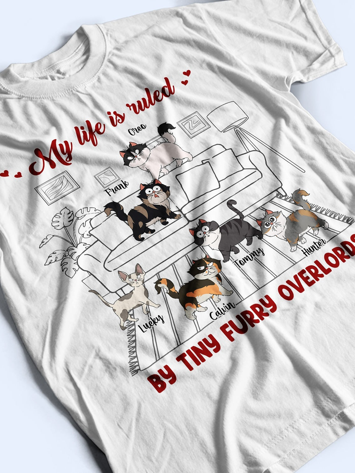 My Life Is Ruled By - Gift For Cat Lovers - Personalized Sweatshirt 3