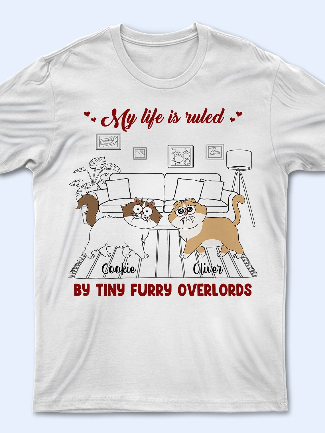 My Life Is Ruled By - Gift For Cat Lovers - Personalized Sweatshirt 4
