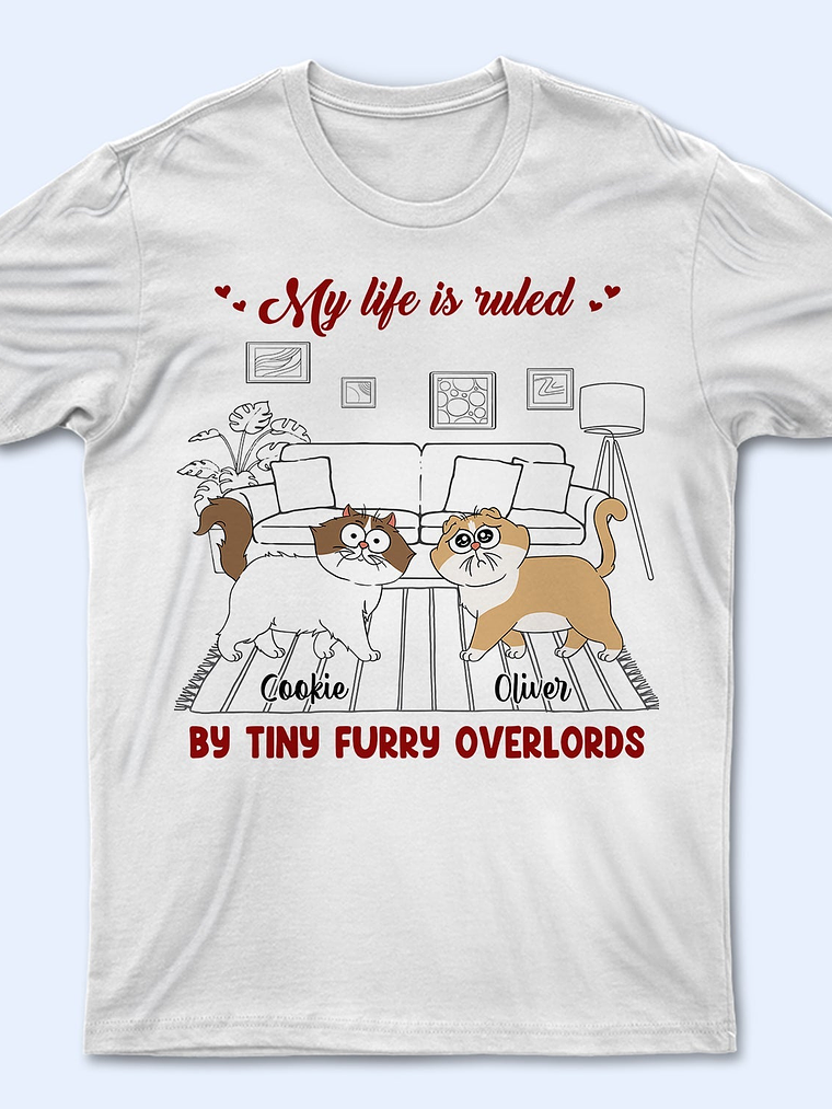 My Life Is Ruled By - Gift For Cat Lovers - Personalized Sweatshirt 4