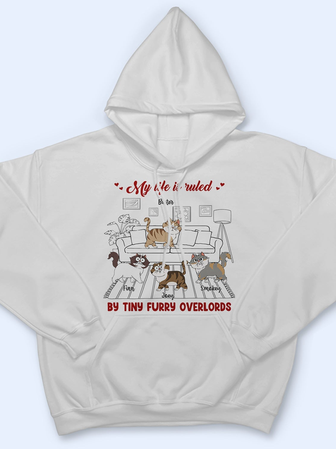 My Life Is Ruled By - Gift For Cat Lovers - Personalized Sweatshirt 5