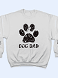 Pawz Dog Mom Dog Dad - Gift For Dog Lovers - Personalized Unisex Sweatshirt With Design On Sleeve - Vorschaubild 3