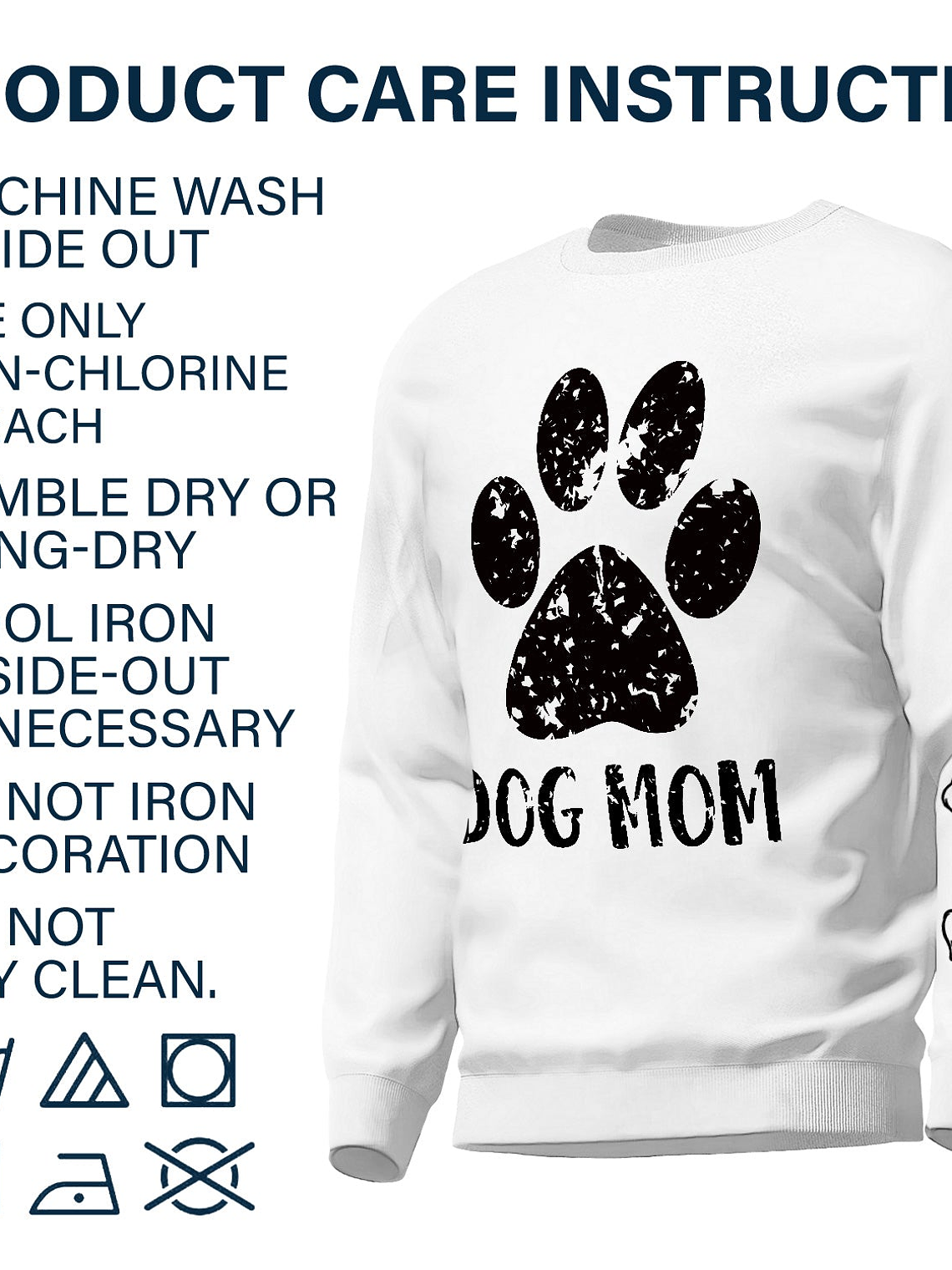 Pawz Dog Mom Dog Dad - Gift For Dog Lovers - Personalized Unisex Sweatshirt With Design On Sleeve 6