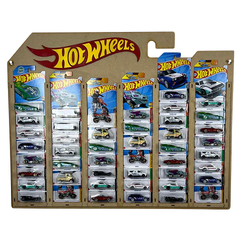 Exhibidor  Autos Hot Wheels en Blíster Logo A Color