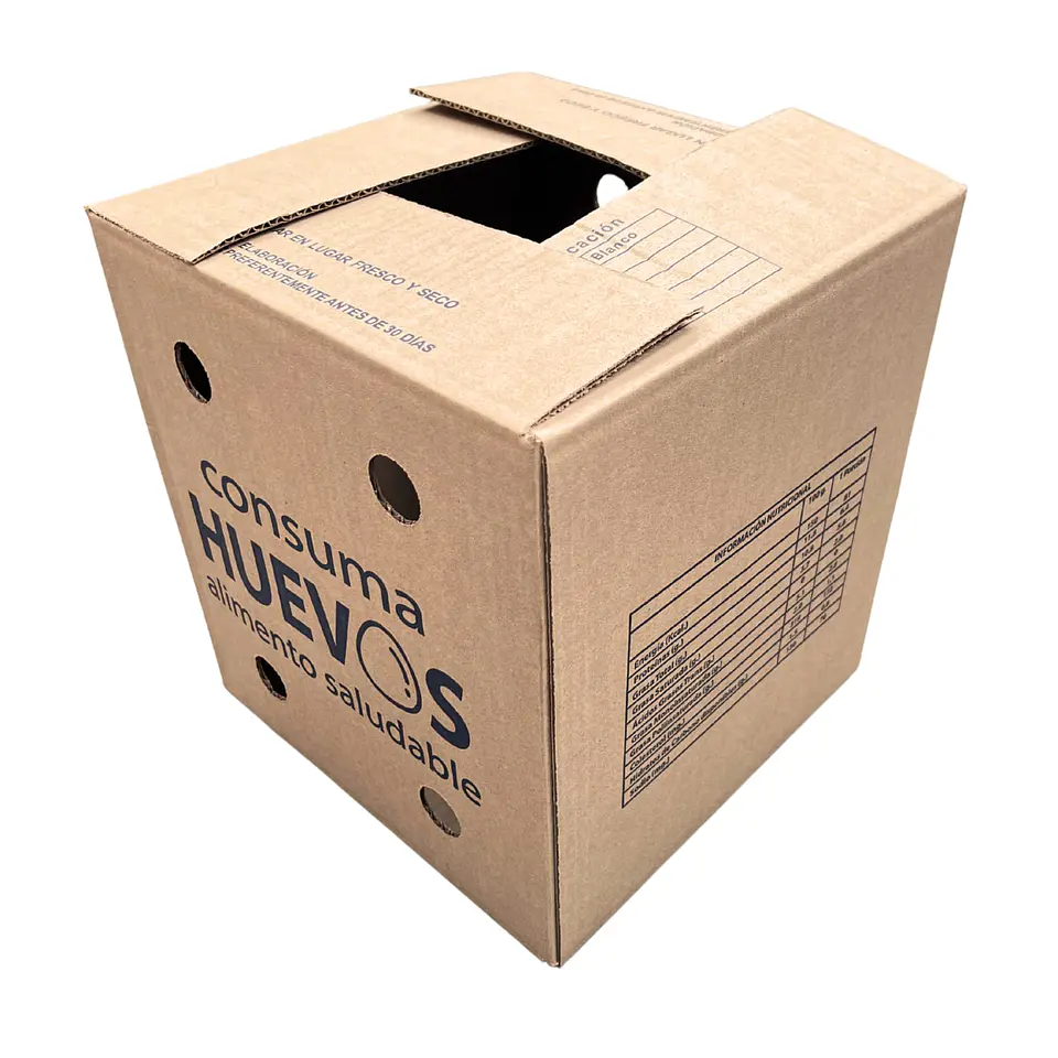 CAJA PARA BANDEJAS DE HUEVOS 25 UNIDADES 1