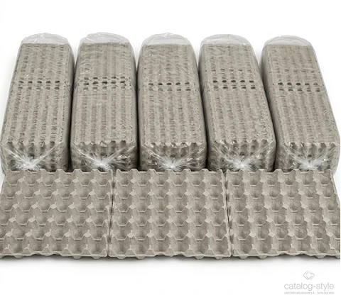 MANGA BANDEJAS DE CARTON PARA 30 HUEVOS 105 UND
