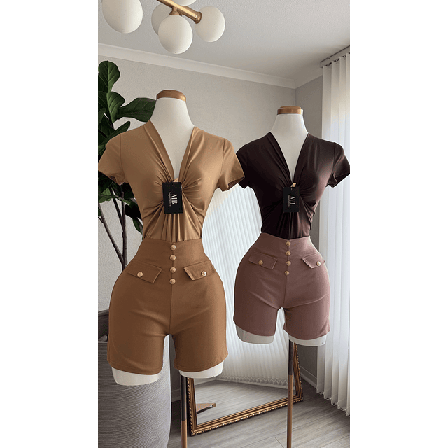 Pantalón corto sastrero