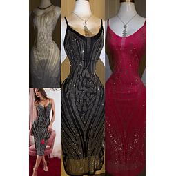 Vestido pedrería 