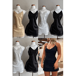 Vestido lentejuelas dupe Z 