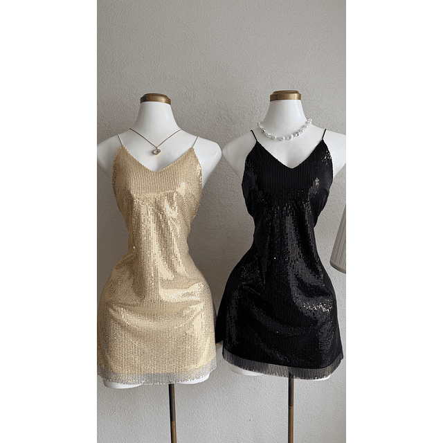 Vestido lentejuelas dupe Z 