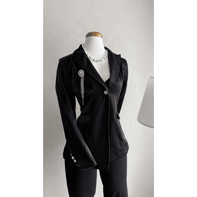 Blazer dupe Z satinado 