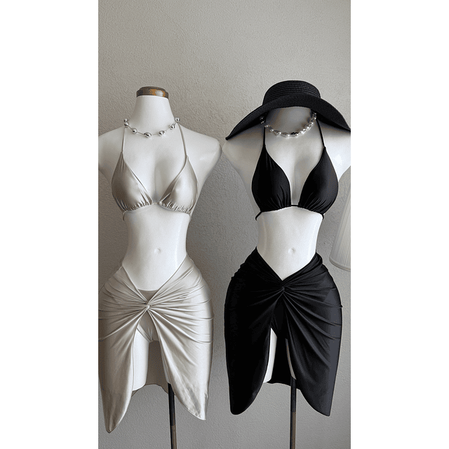 Traje de baño de 3 piezas 