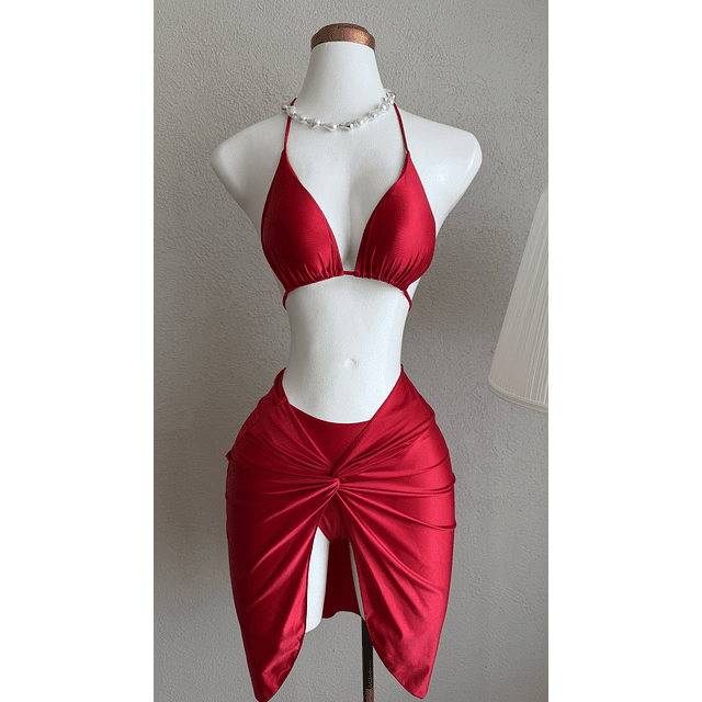 Traje de baño de 3 piezas 