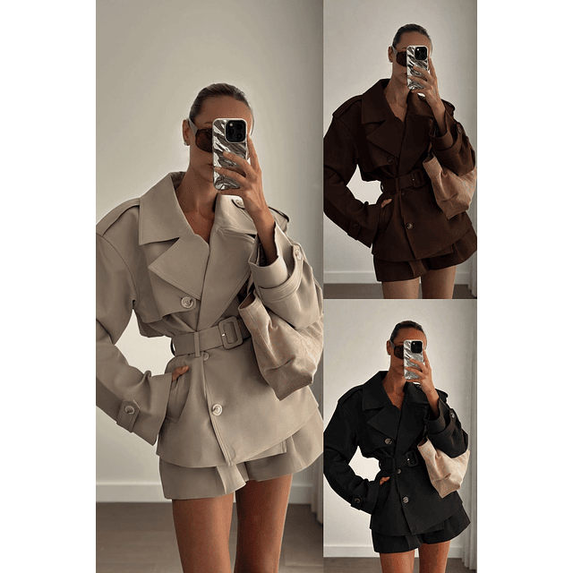 Chaqueta trench