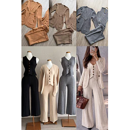 Conjunto 3 piezas mujer