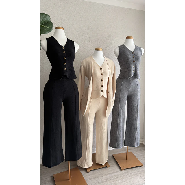 Conjunto 3 piezas mujer