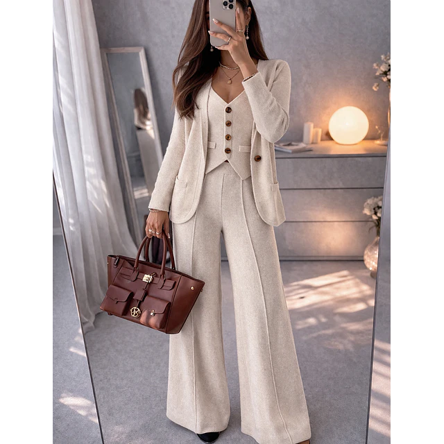 Conjunto 3 piezas mujer