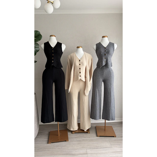 Conjunto 3 piezas mujer