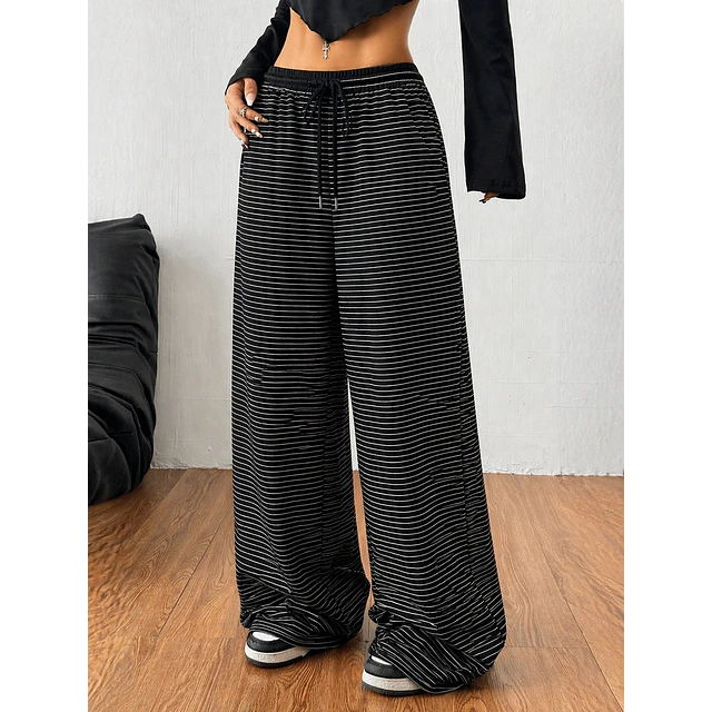 Pantalón de buzo rayas 