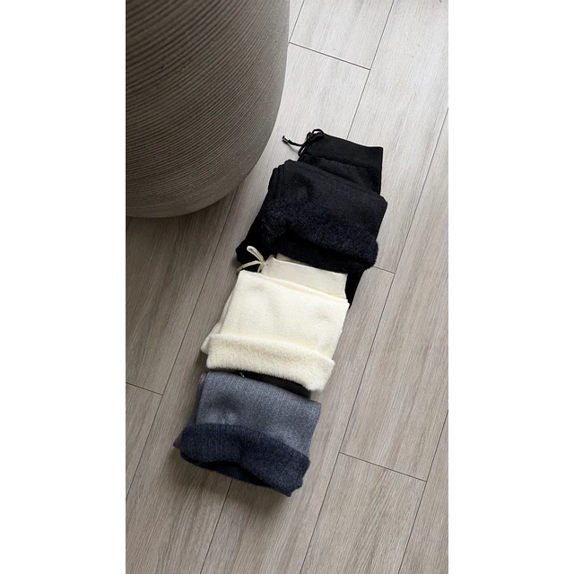 Pantalón palazo lanilla forrado
