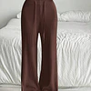 Pantalón palazo lanilla forrado