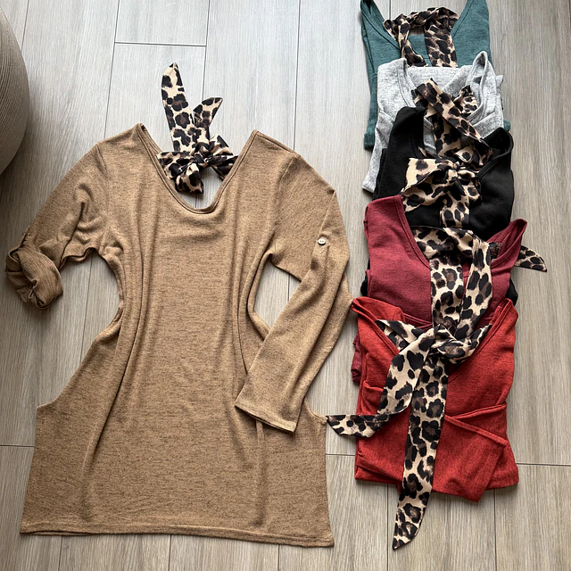 Suéter mini vestido 