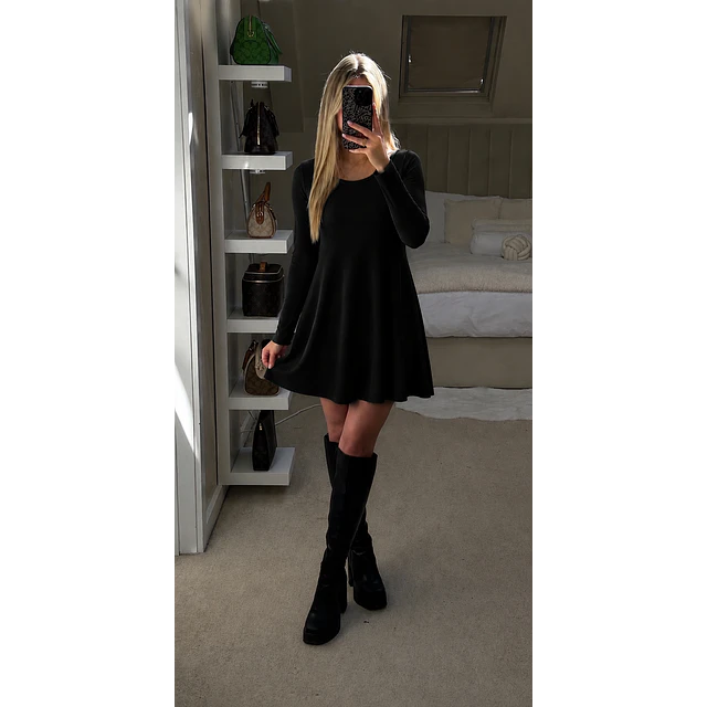 Suéter mini vestido 