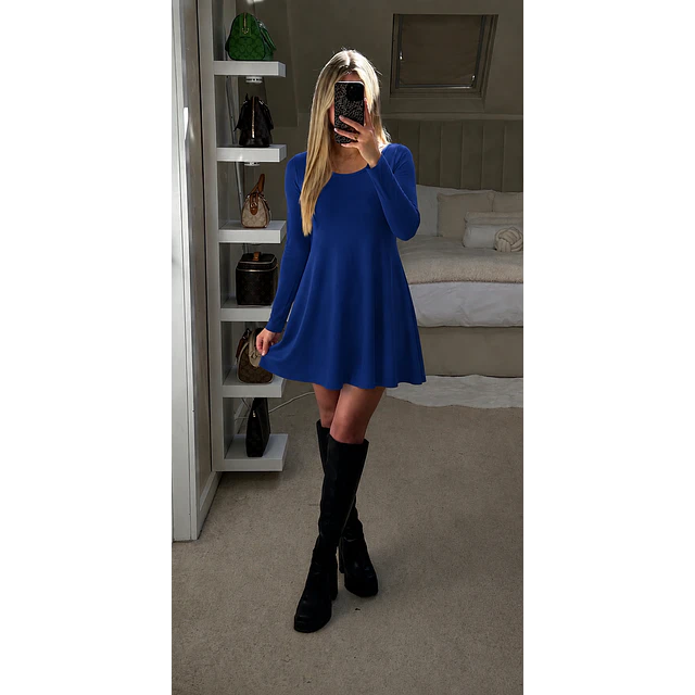 Suéter mini vestido 
