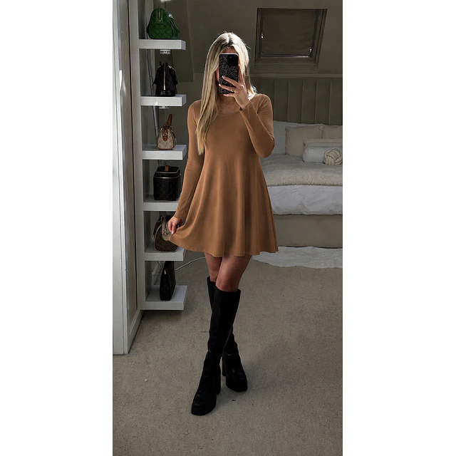 Suéter mini vestido 
