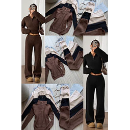 Conjunto lanilla forrado 